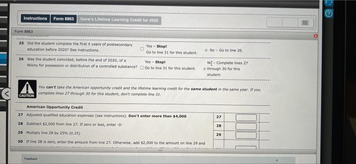 instructions-form-8863-gene-s-lifetime-learning-chegg