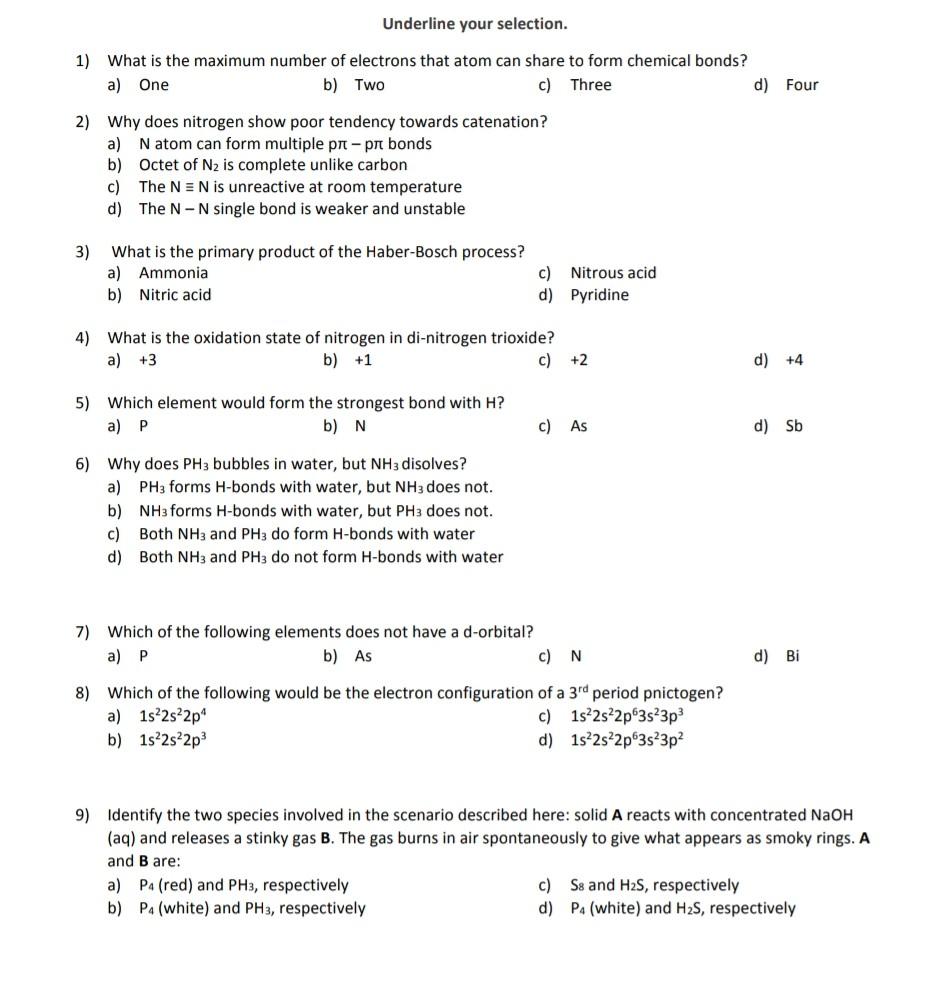 Solved 1) What is the maximum number of electrons that atom | Chegg.com