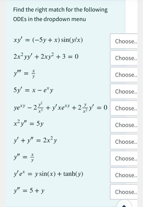 Solved the choices are in the second screenshot and are the | Chegg.com
