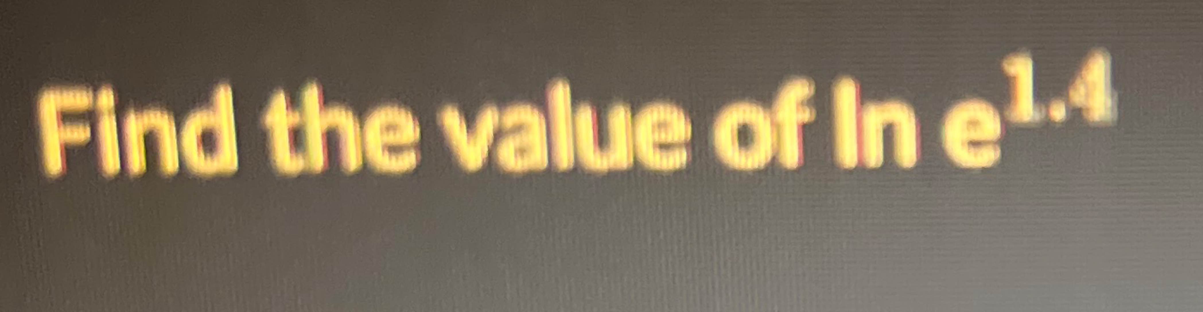 whats the value of ln1