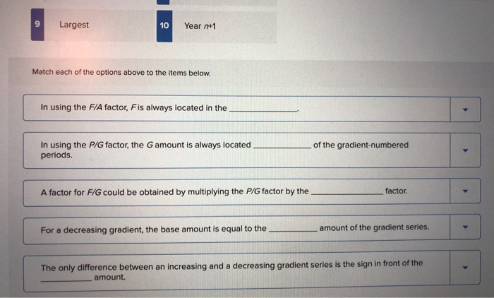 Solved Select the correct answer from the terms provided to | Chegg.com