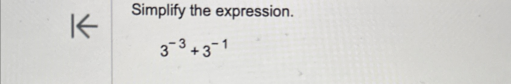 Solved Simplify the expression.3-3+3-1 | Chegg.com