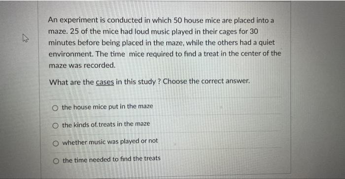 experiment 25 with mice