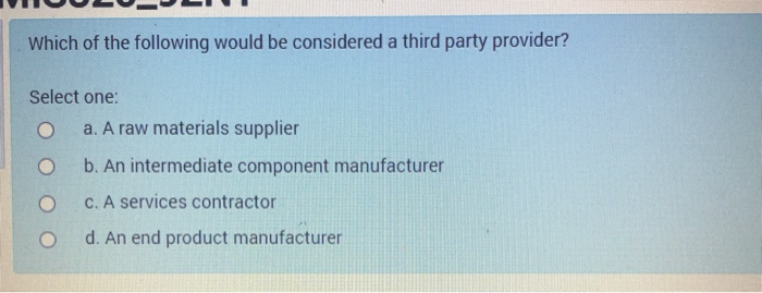 solved-which-of-the-following-would-be-considered-a-third-chegg