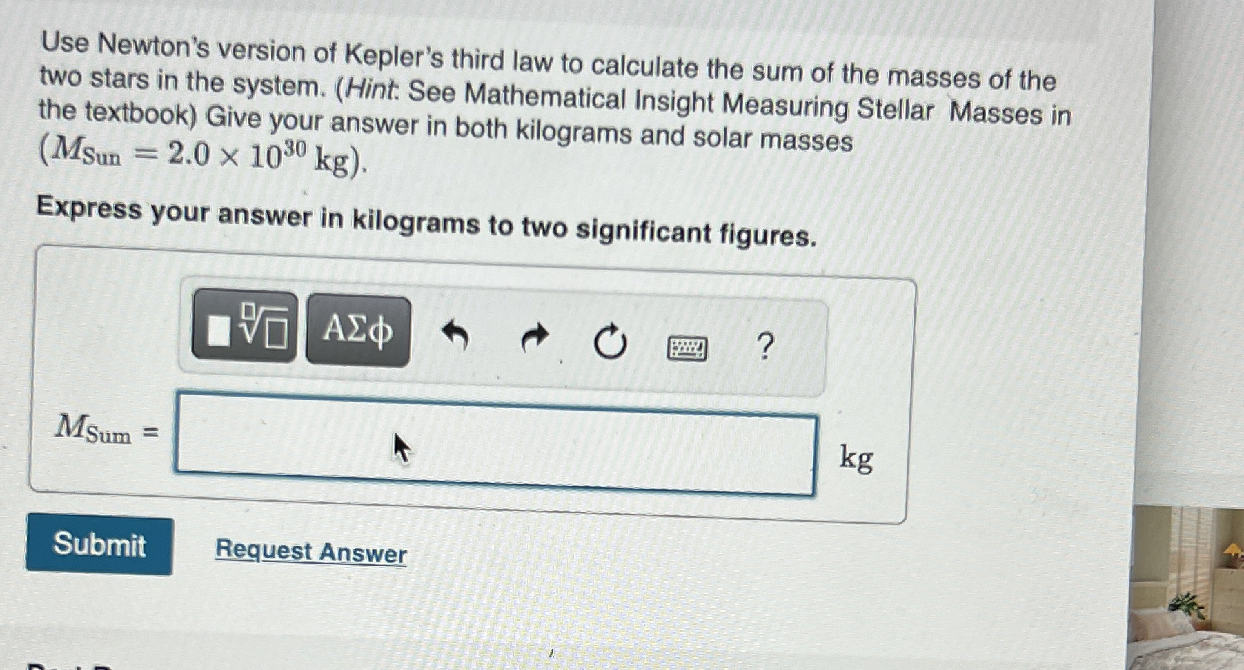 Solved Use Newton's version of Kepler's third law to | Chegg.com