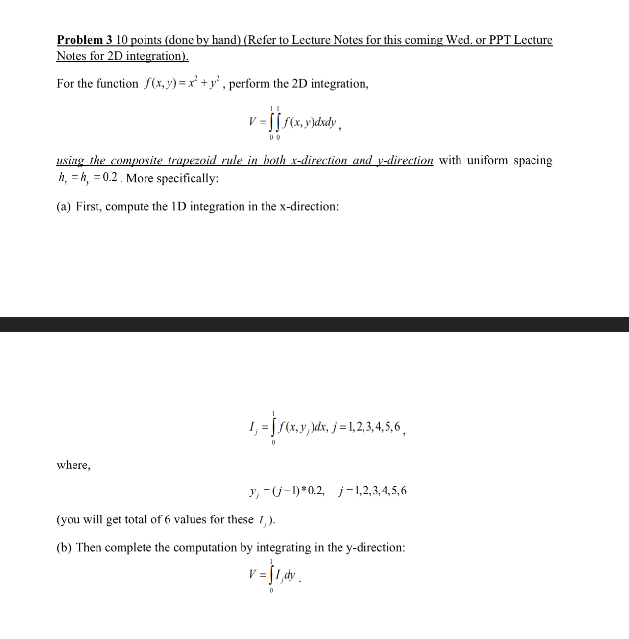 Solved Problem 310 ﻿points (done by hand) (Refer to Lecture | Chegg.com