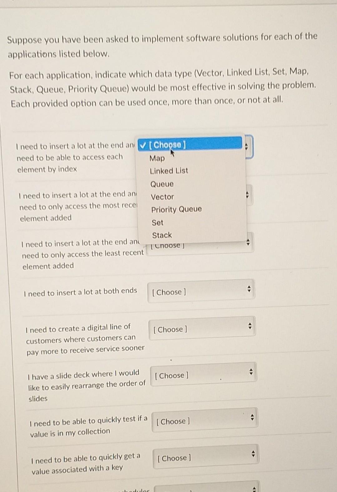 Solved Suppose you have been asked to implement software | Chegg.com