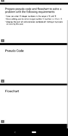 Solved Prepare pseudo code and flowchart to solve a problem | Chegg.com