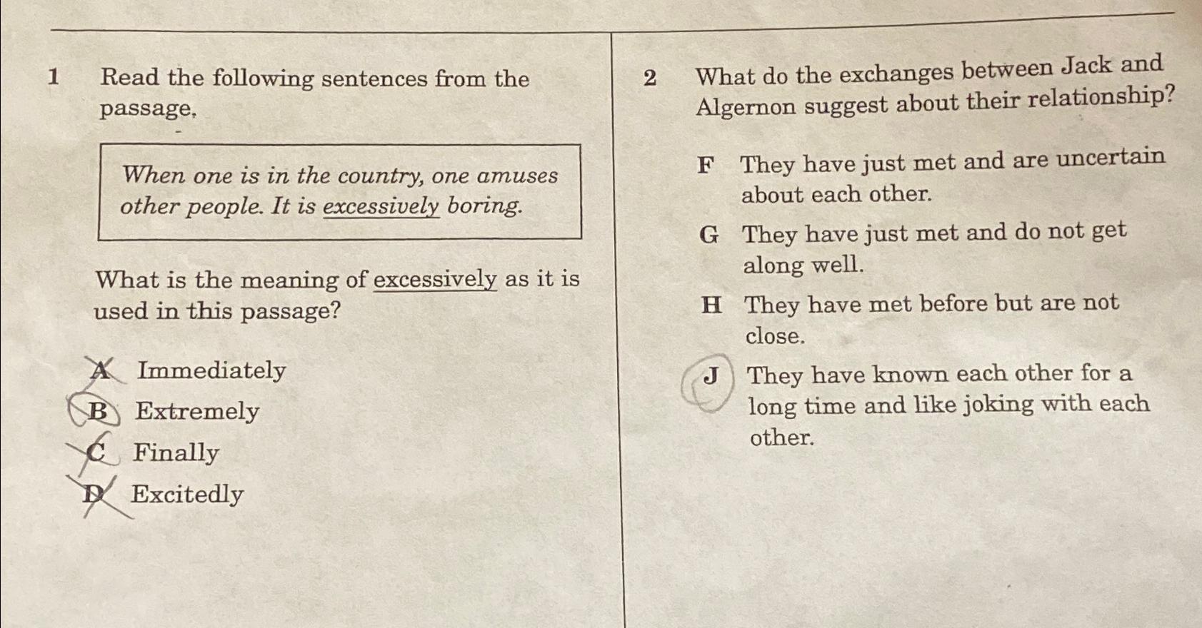 Solved 1 Read the following sentences from the | Chegg.com