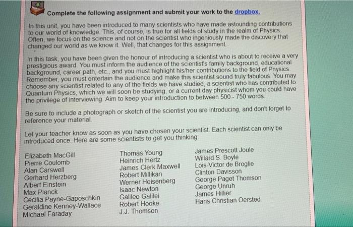 Solved Complete the following assignment and submit your | Chegg.com