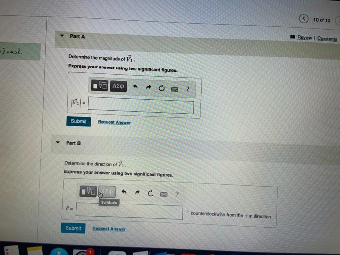 Solved Review Constants Part 4.51 Determine The Magnitude Of | Chegg.com