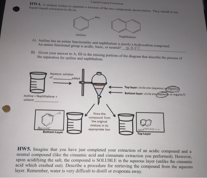 Solved LiquidLiquid Extraction HW4. A student wishes to