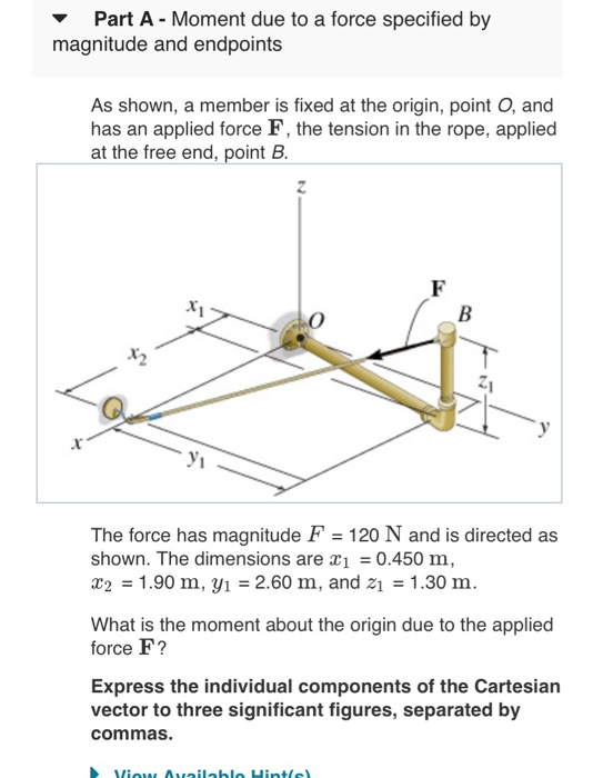 Solved Learning Goal: To Use The Vector Cross Product To | Chegg.com