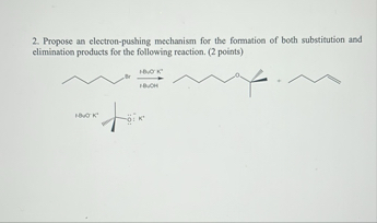 Solved Propose an electron-pushing mechanism for the | Chegg.com