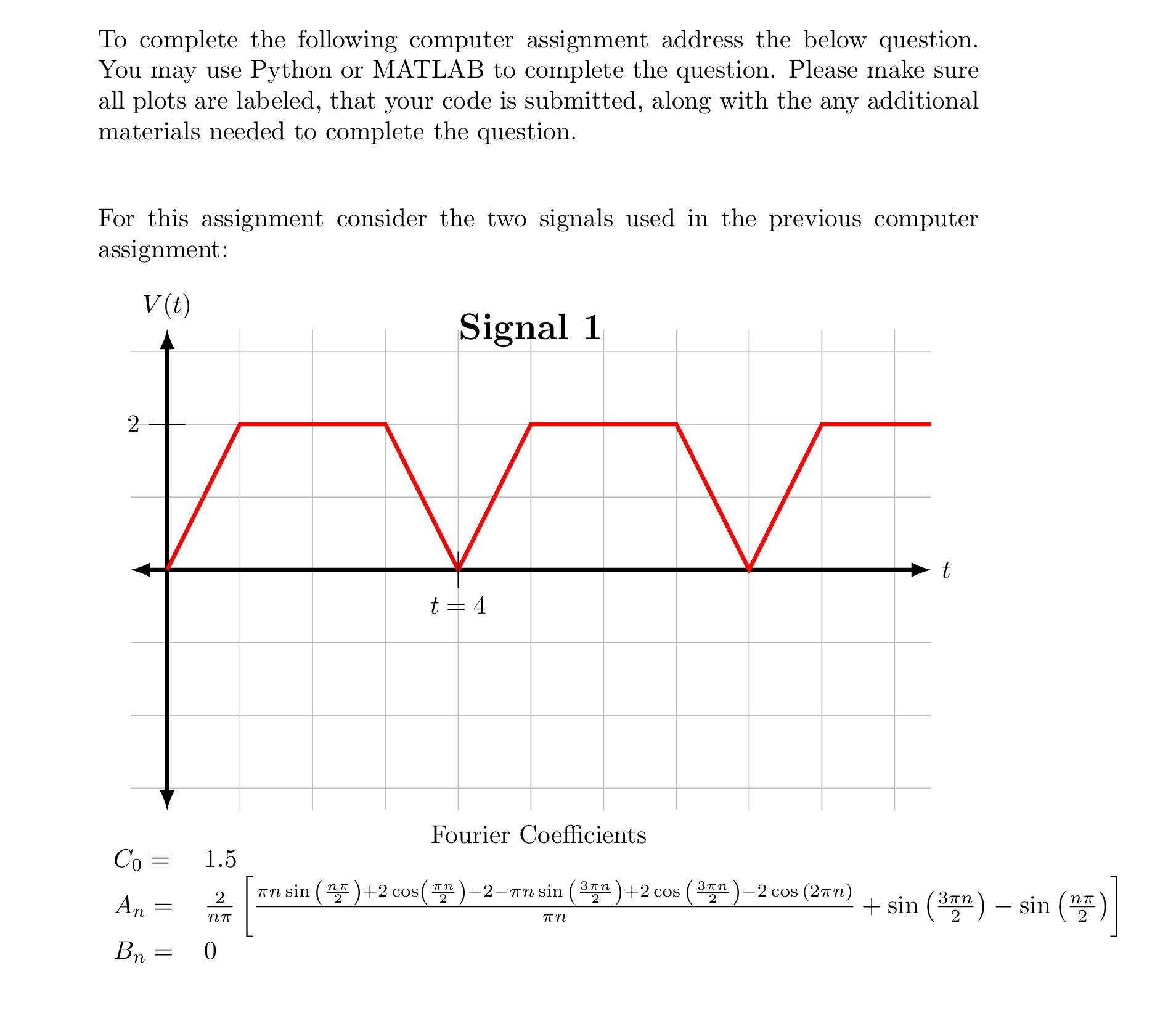 Solved Solve this assignment step by ﻿step. Use Matlab to | Chegg.com