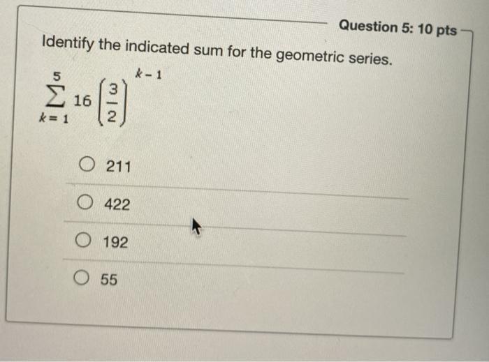 Solved Question 7: 10 pts Determine whether the given | Chegg.com
