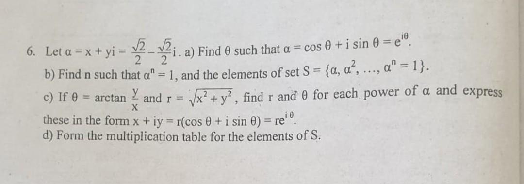 Solved 6 Let A X Yi 2 2 21 A Find º Such That A Chegg Com