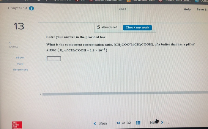 Solved Chapter 19 Saved Help Save & Exit 5 . 4 attempts left | Chegg.com