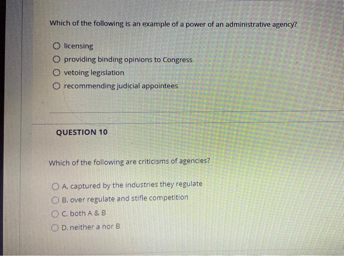 Solved Which of the following is an example of a power of an | Chegg.com