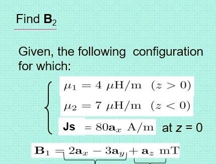 Given, the following configuration for which: | Chegg.com