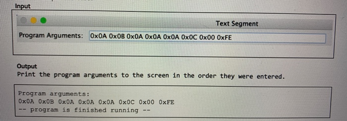 Solved Convert the program arguments to integer values. | Chegg.com