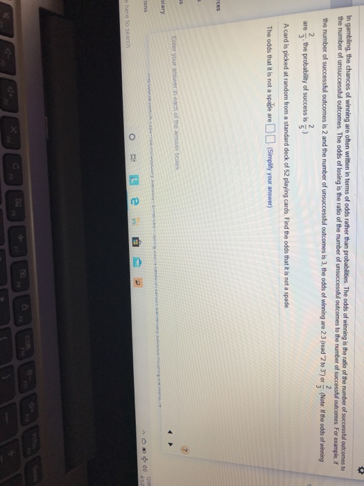 Solved The probability that an event will happen is PE)= | Chegg.com