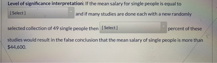 Solved The Average Salary In This City Is 44 600 And The Chegg