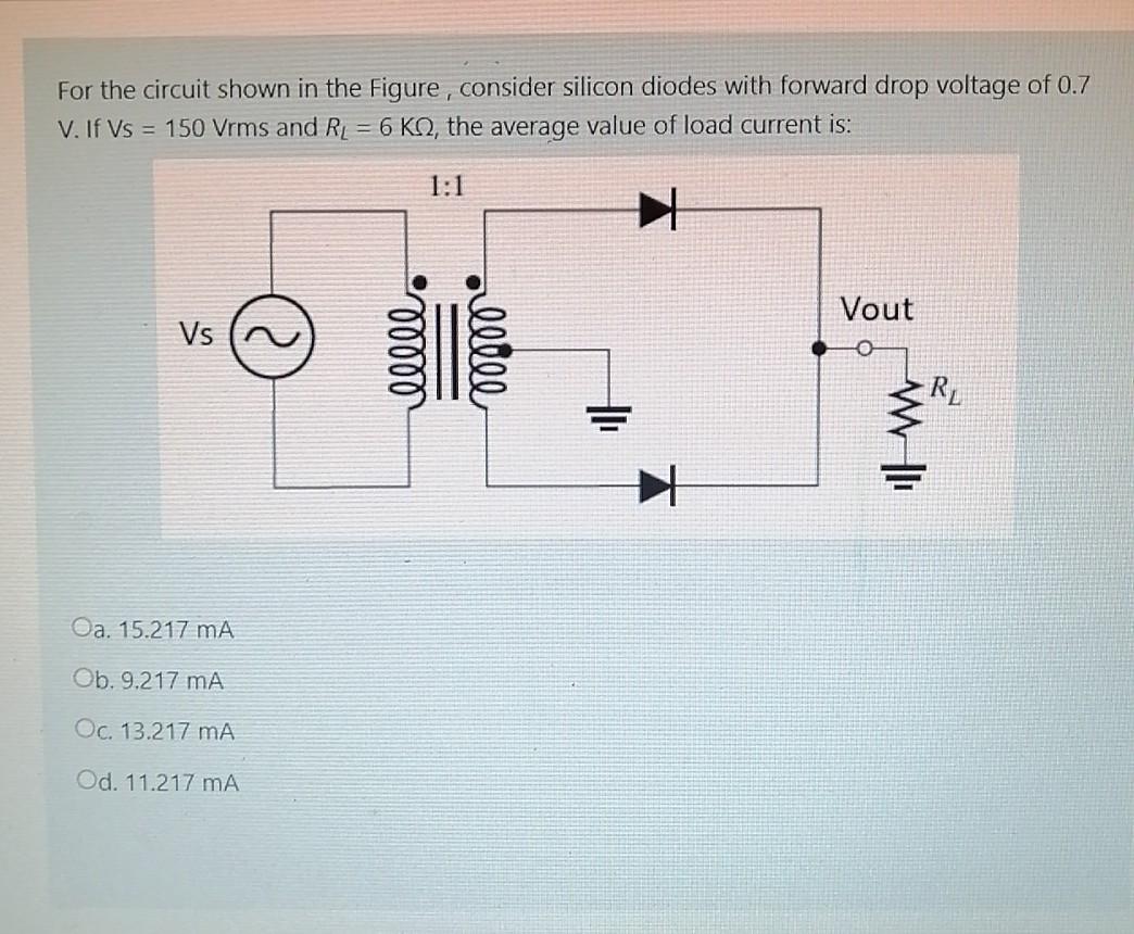 Solved For the circuit shown in the Figure, consider silicon | Chegg.com