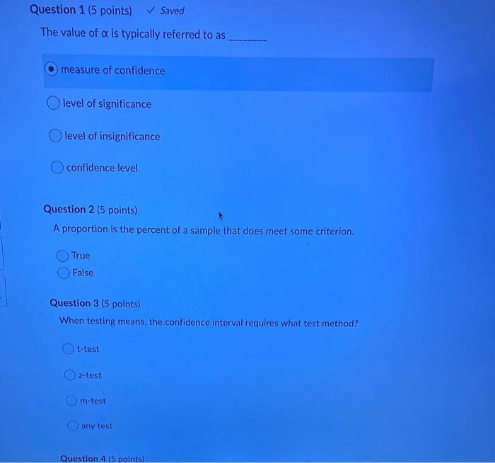 Solved Question 1 5 Points Saved The Value Of A Is