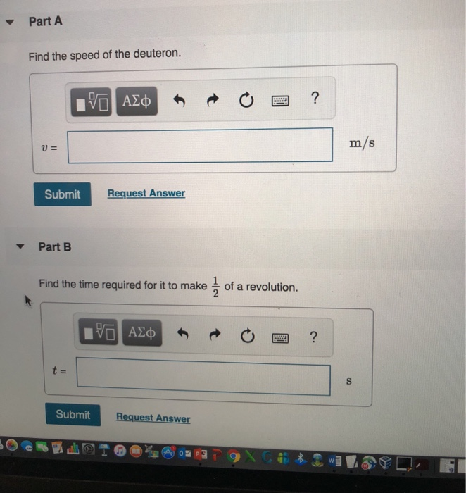 Solved H Exercise 27.21 A Deuteron (the Nucleus Of An | Chegg.com