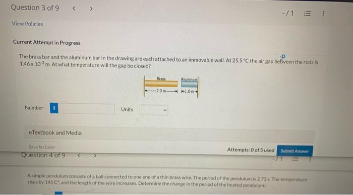 Solved The Brass Bar And The Aluminum Bar In The Drawing Are | Chegg.com