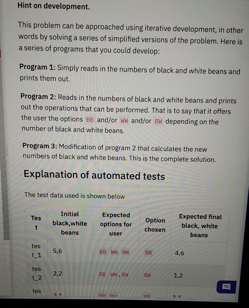 Solved Instructions Write a program that allows the user to | Chegg.com