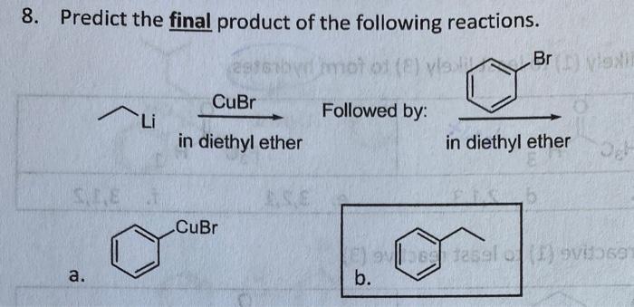 Solved Show The Reaction Mechanism & Explain Why B Is The | Chegg.com