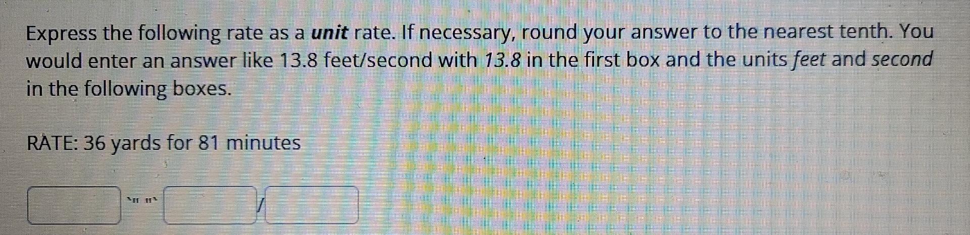 Solved Express the following rate as a unit rate. If | Chegg.com