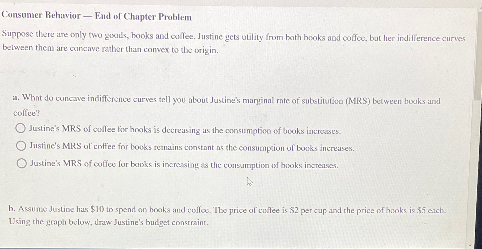 Solved Consumer Behavior - ﻿End Of Chapter ProblemSuppose | Chegg.com