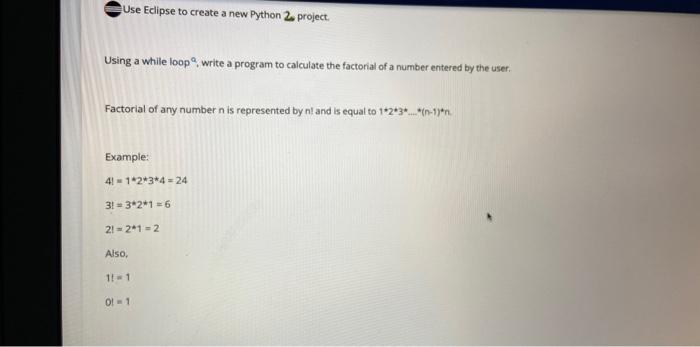 Solved Using a while loop α, write a program to calculate | Chegg.com
