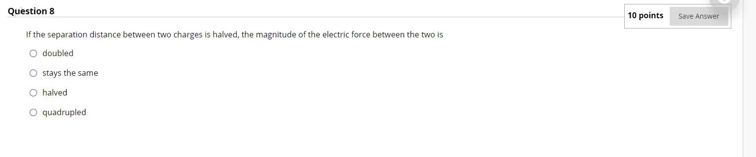Solved Question 8 10 points Save Answer If the separation | Chegg.com