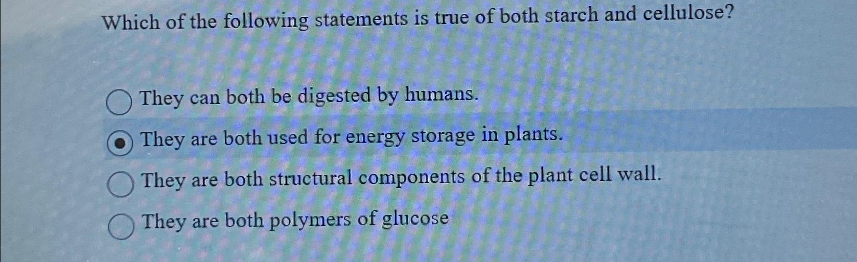 Solved Which of the following statements is true of both | Chegg.com