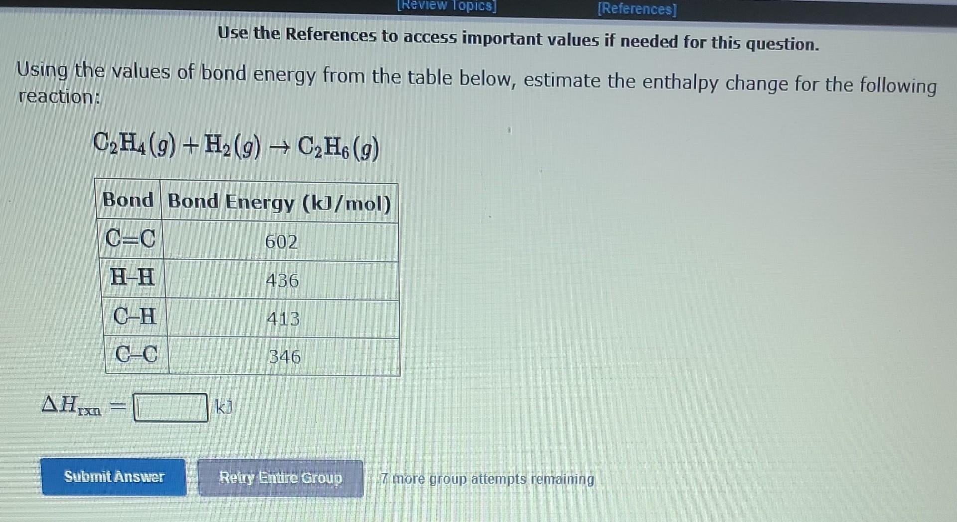 Solved Use the References to access important values if Chegg