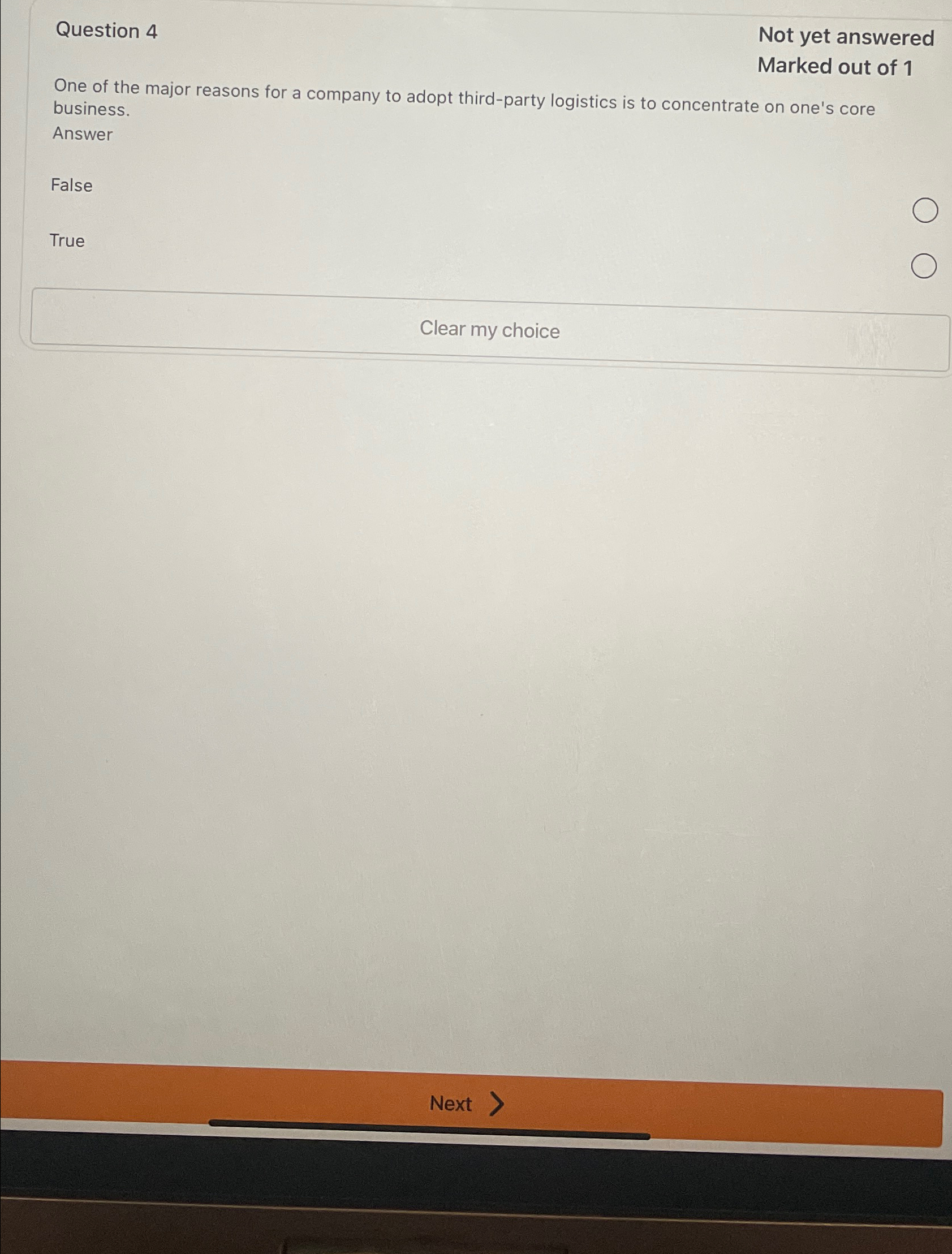 Solved Question 4Not yet answeredMarked out of 1One of the | Chegg.com