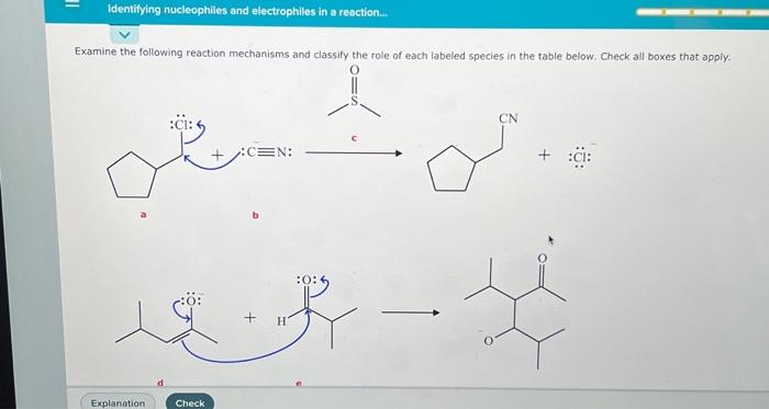 Solved Examine The Following Reaction Mechanisms And | Chegg.com