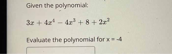 is 3x 2 4 x 8 a polynomial