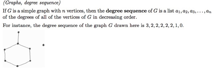 Solved (Graphs, Degree Sequence) If G Is A Simple Graph With | Chegg.com