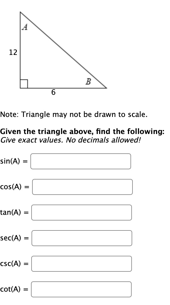 Trainge Note Scale Solved Note: Triangle may not be drawn to scale.Given the | Chegg.com