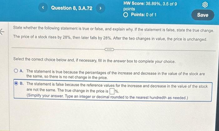 Solved State whether the following statement is true or | Chegg.com