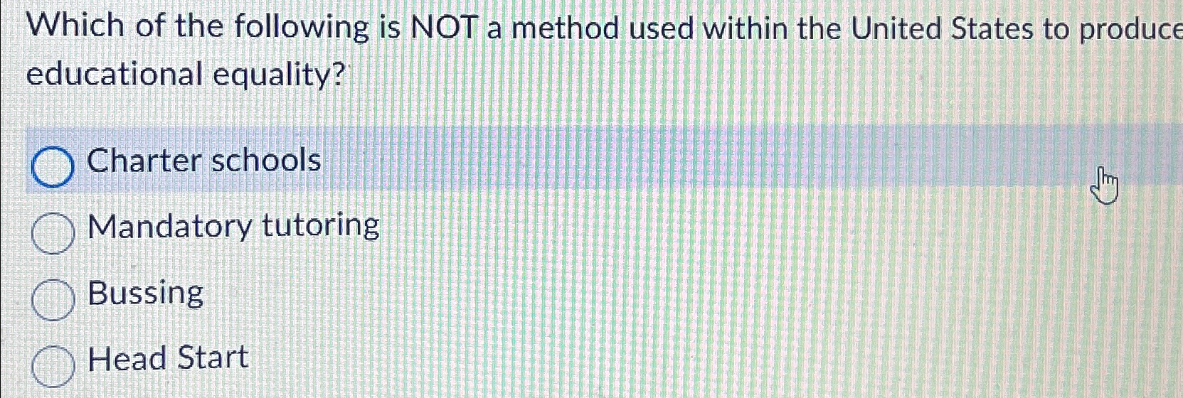 Solved Which of the following is NOT a method used within | Chegg.com
