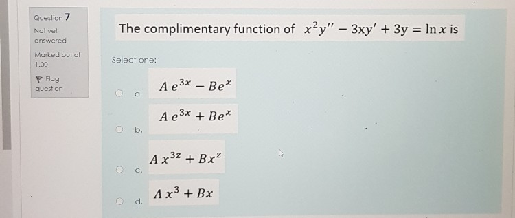 Solved can anyone solve this differential equation I'll | Chegg.com