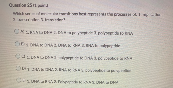 Solved Question 14 (1 point) Eukaryotes modify a primary RNA | Chegg.com
