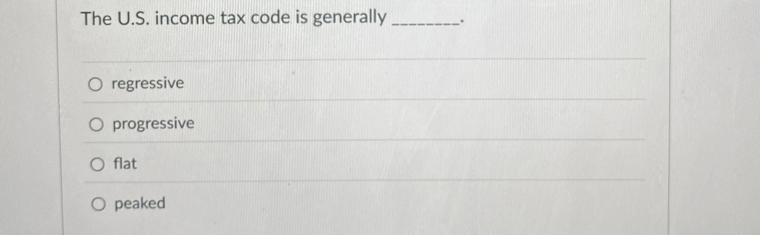 Solved The U.S. ﻿income tax code is | Chegg.com