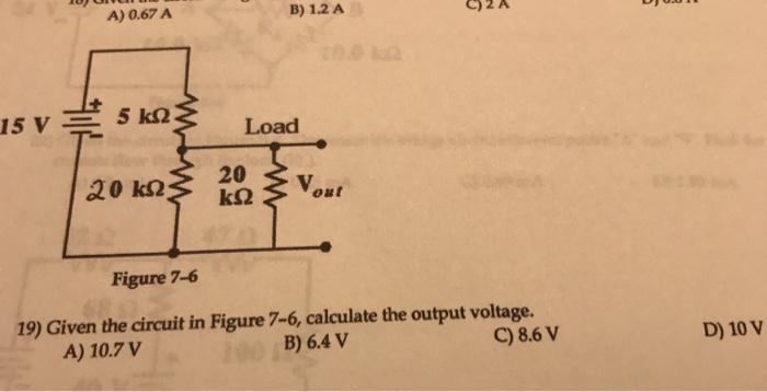 Solved A 0 67 A B 1 2 A 15 V 5 Ks 2 Load Ks2 K92 Chegg Com